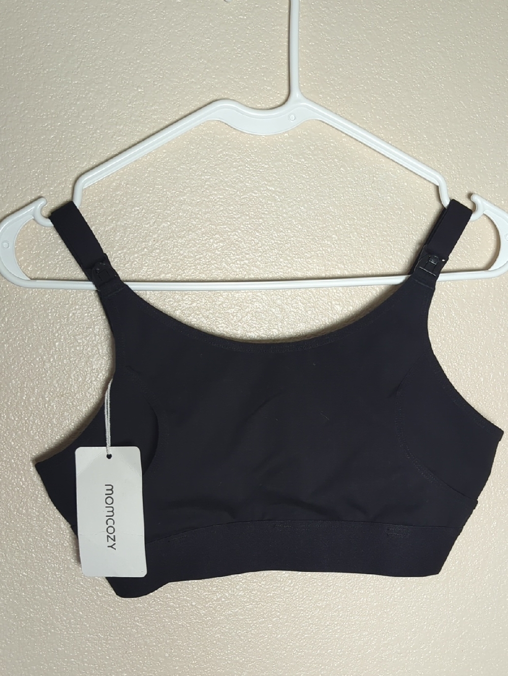 Black Nursing & Maternity Sleep Bra